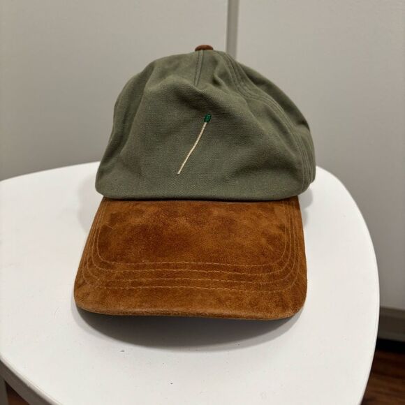 Nick Fouquet Other - Nick Fouquet Matchstick Baseball Cap Limited Edition Suede Linen